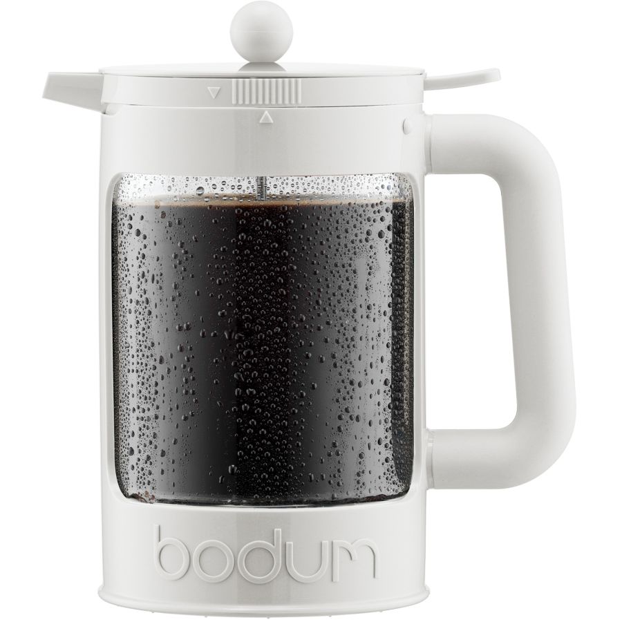 Bodum Bean Set 12 kupin cold brew kahvikannu 1500 ml, valkoinen