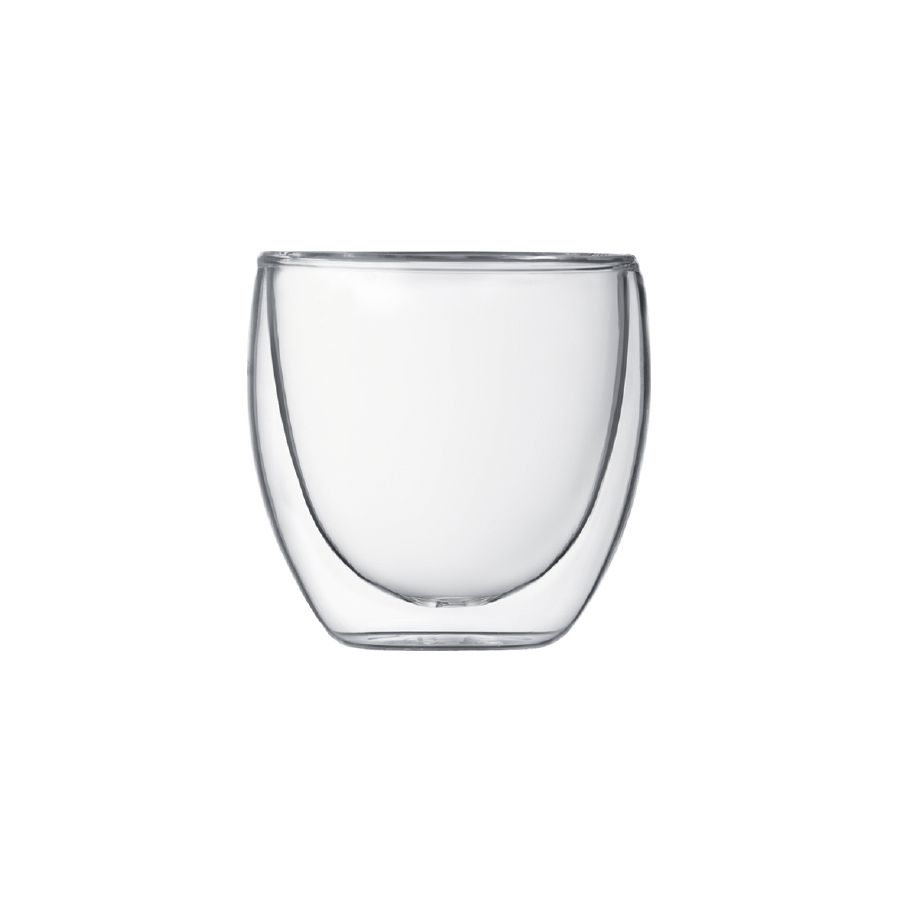 Bodum Pavina dubbelväggade glas 80 ml, 2 st.