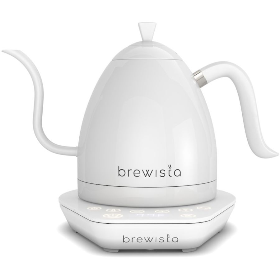 Brewista Artisan Gooseneck vattenkokare med temperaurinställning 1 l, helvit