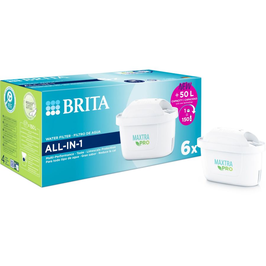 Brita Maxtra Pro All-In-1 -vedensuodatin 6 kpl