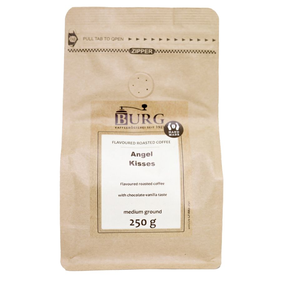 Burg Flavoured Coffee, Angel Kisses 250 g Ground