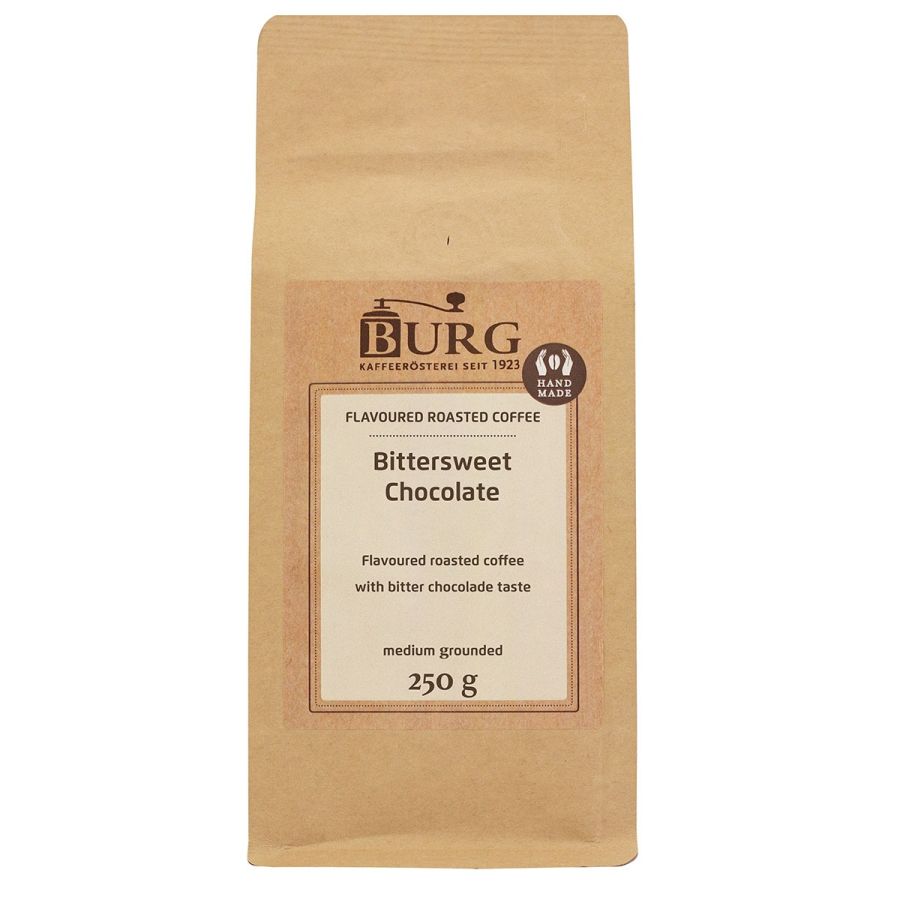 Burg Bittersweet smaksatt kaffe, mörk choklad 250 g malet