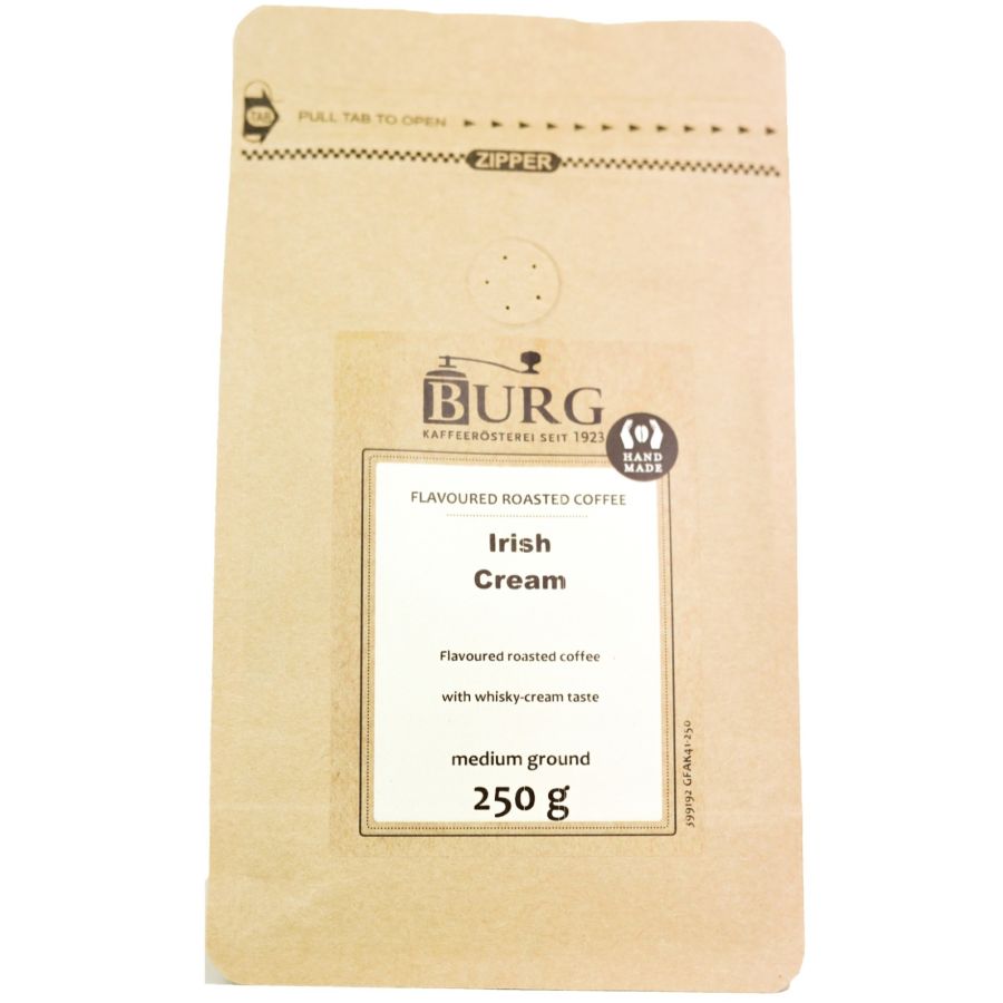 Burg makukahvi, Irish Cream 250 g jauhettu