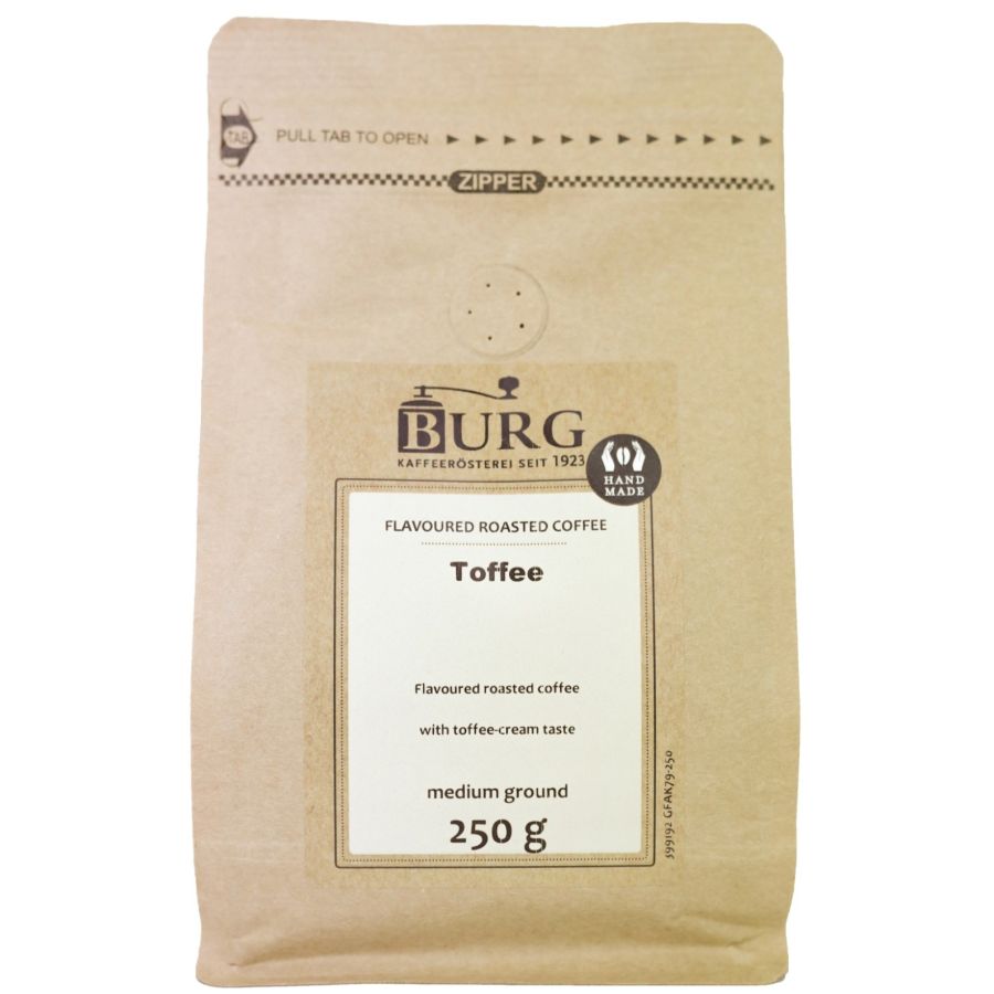 Burg makukahvi, toffee 250 g jauhettu