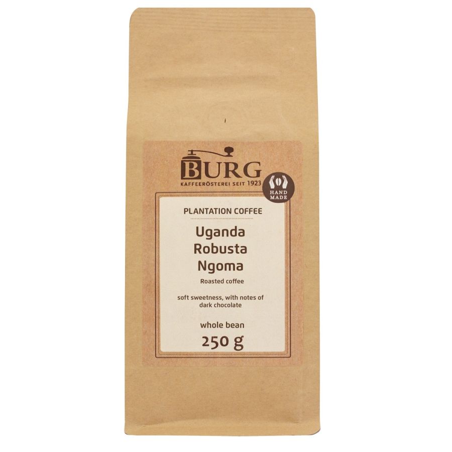 Burg Uganda Robusta Ngoma 250 g kahvipapuja