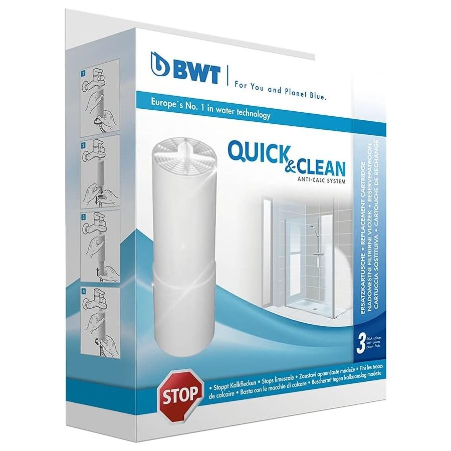 BWT Quick & Clean Filter Anti-Calc Cartridges 3-Pack