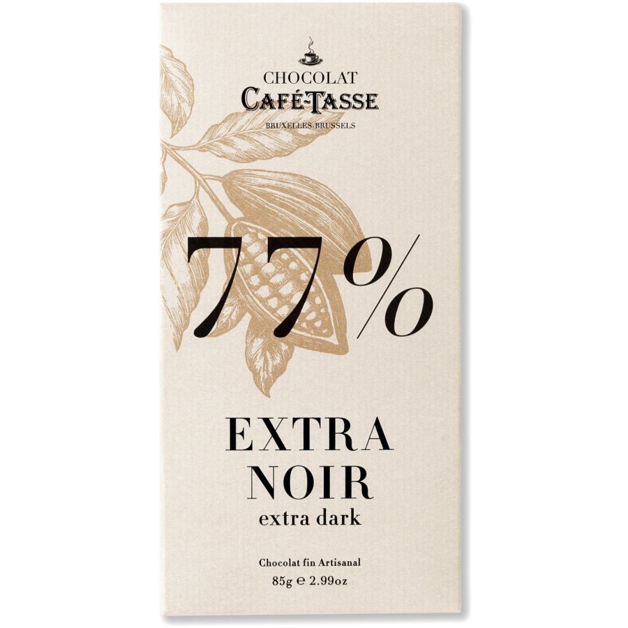 Café-Tasse Extra Dark 77% tumma suklaa 85 g