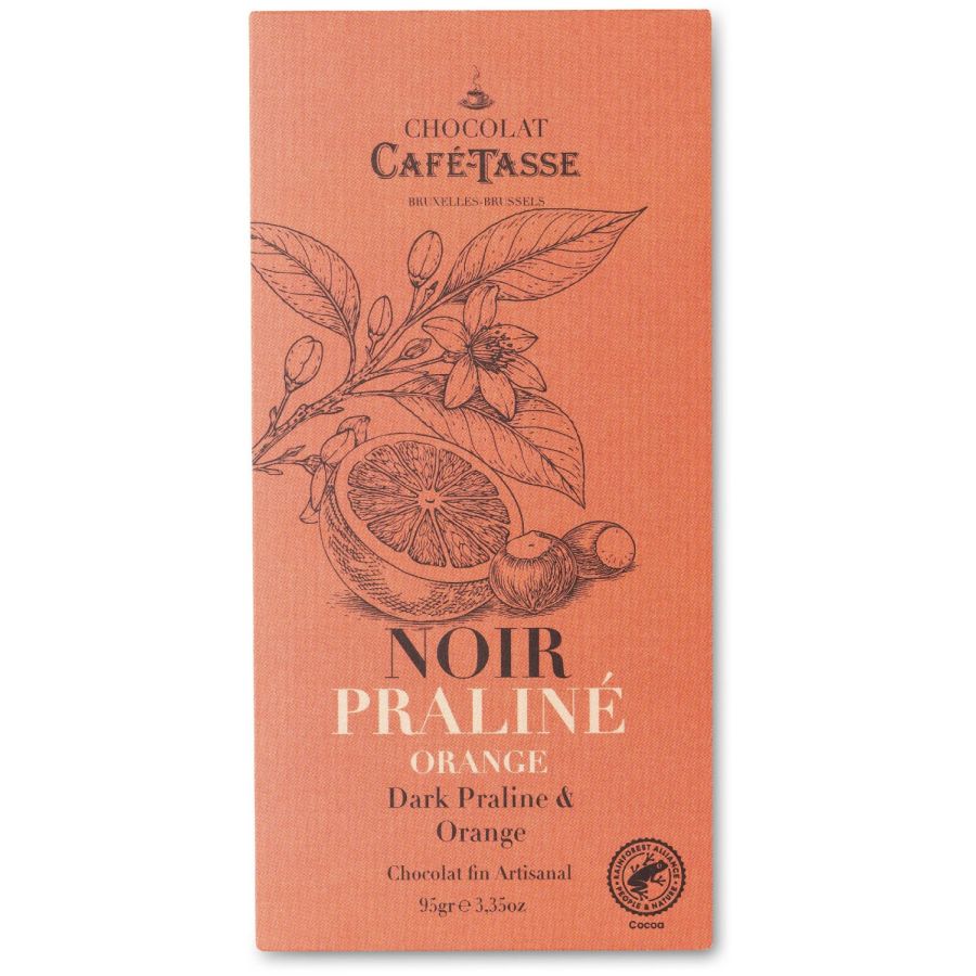 Café-Tasse tumma suklaa ja appelsiinipraliini 95 g