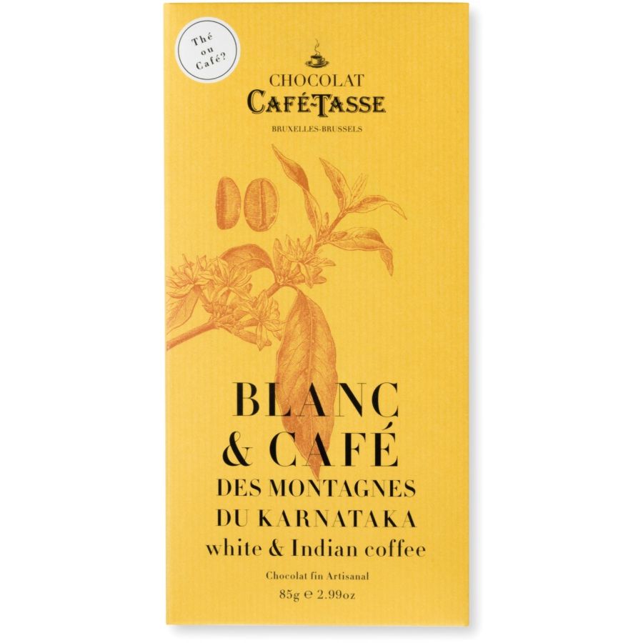 Café-Tasse valkoinen suklaa & intialainen kahvi 85 g