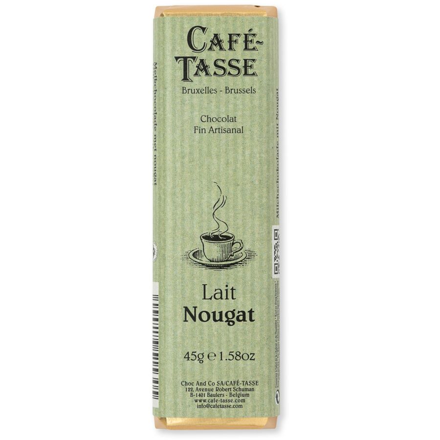 Café-Tasse maitosuklaa & nougat 45 g