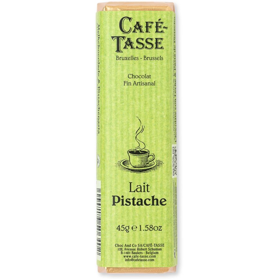 Café-Tasse maitosuklaa & pistaasi 45 g