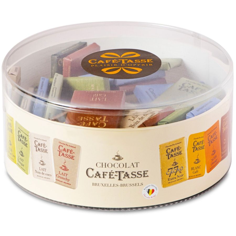 Café-Tasse lajitelma 40 mini-suklaalevyä 360 g