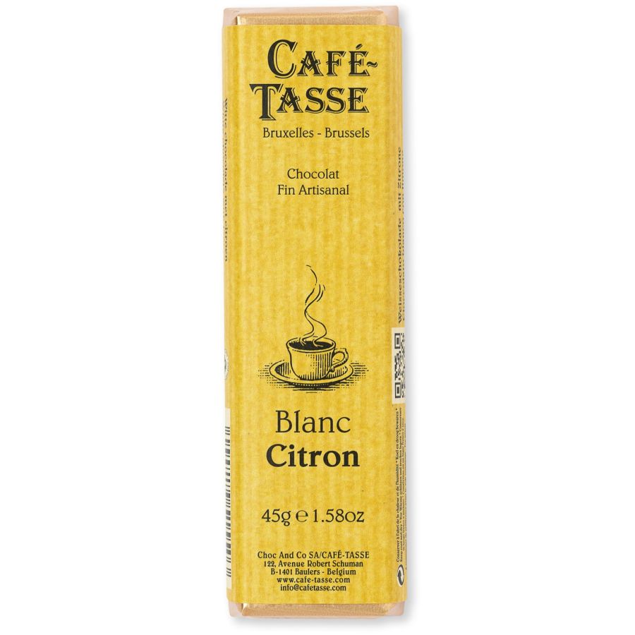 Café-Tasse valkoinen suklaa & sitruuna 45 g