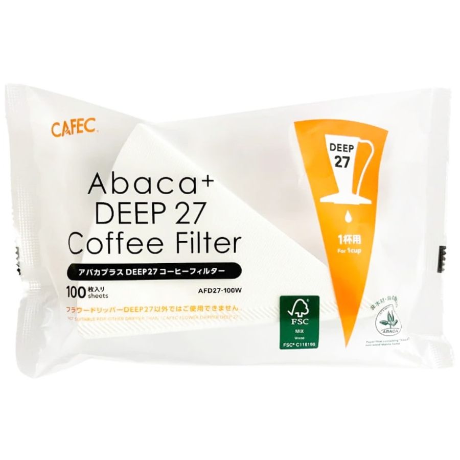 CAFEC Abaca+ Deep 27 suodatinpaperi, 100 kpl