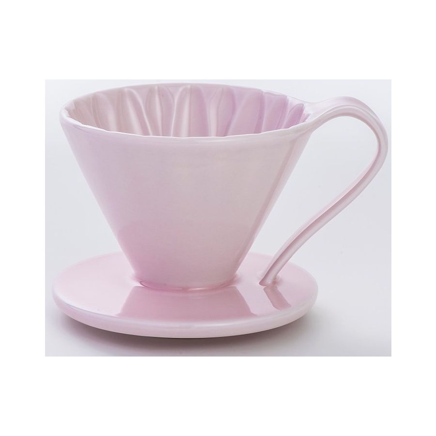 CAFEC Arita Ware Flower Dripper 1 Cup, Pink