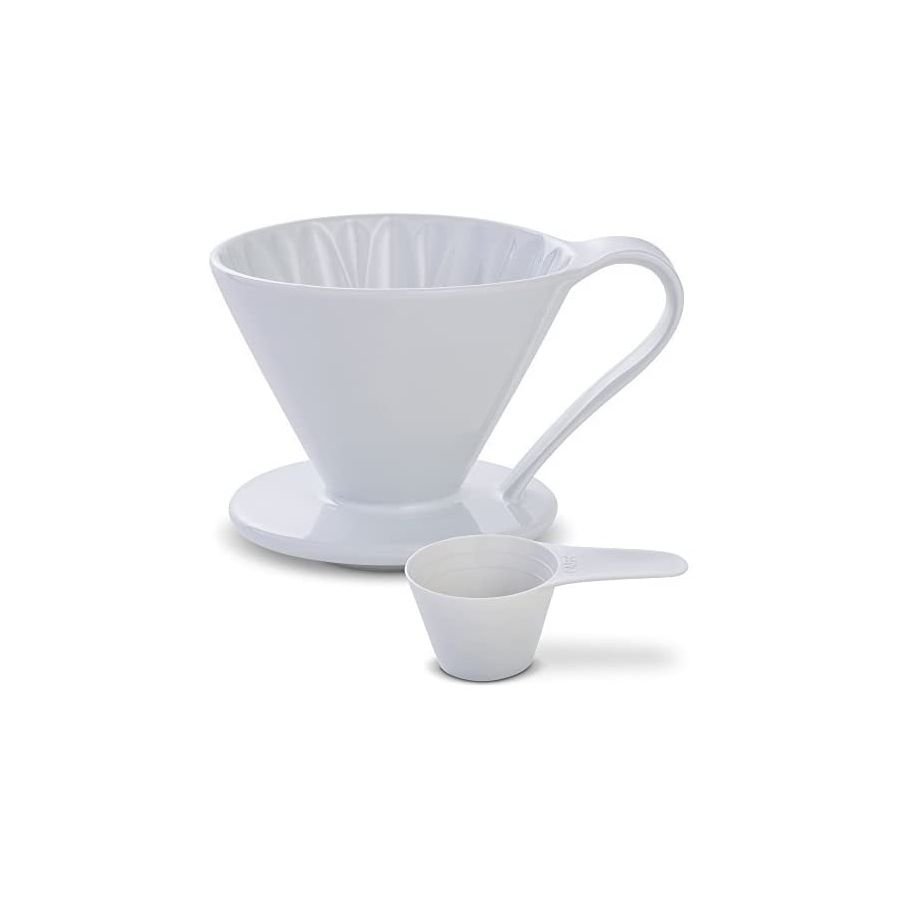 CAFEC Arita Ware Flower Dripper 4 koppar, vit