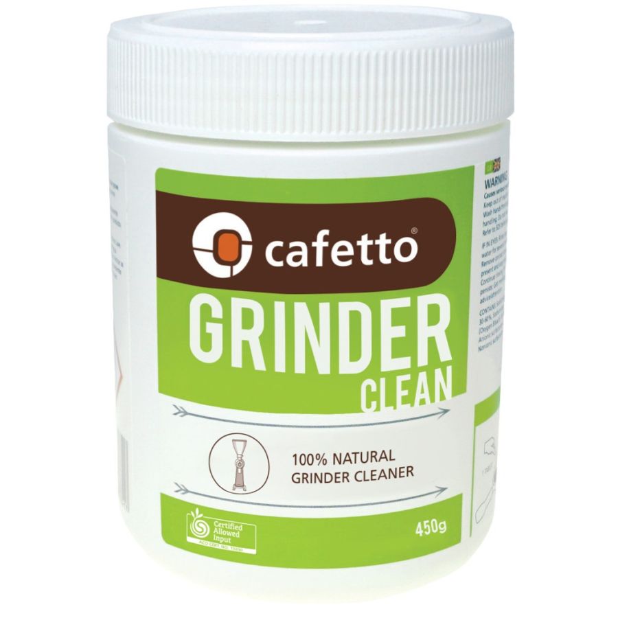 Cafetto Grinder Clean ekologiset kahvimyllyn puhdistusrakeet 450 g