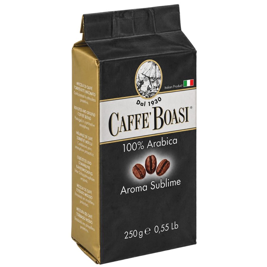 Caffè Boasi 100% Arabica jauhettu kahvi 250 g