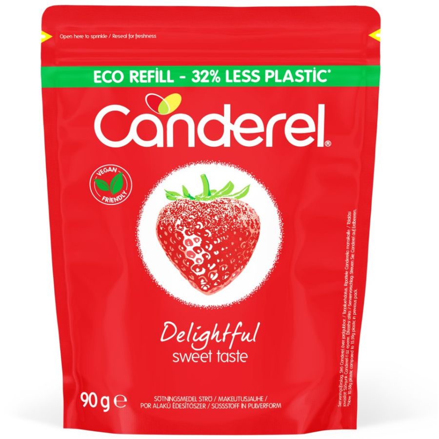 Canderel makeutusainejauhe täyttöpakkaus 90 g