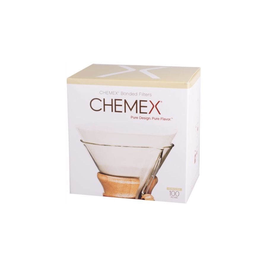 Chemex Pre-folded Circles pyöreät suodatinpaperit 6, 8 ja 10 kupin kannuun 100 kpl