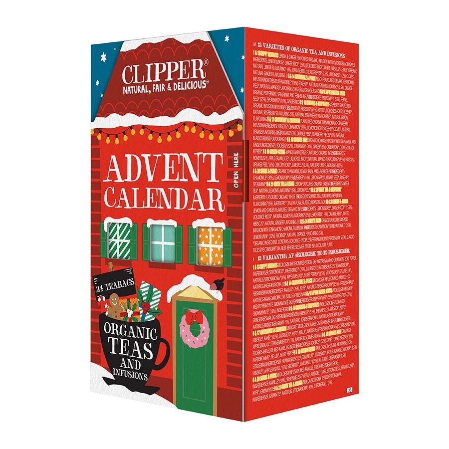 Clipper Advent Calendar 2026 tee-joulukalenteri 24 teepussia