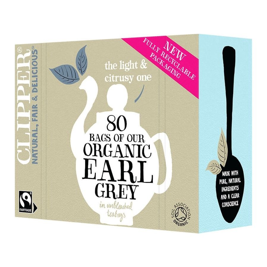 Clipper Organic Earl Grey Tea 80 Bags