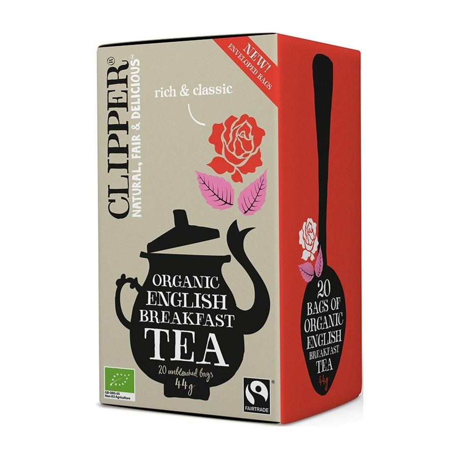 Clipper Organic English Breakfast Tea 20 tepåsar