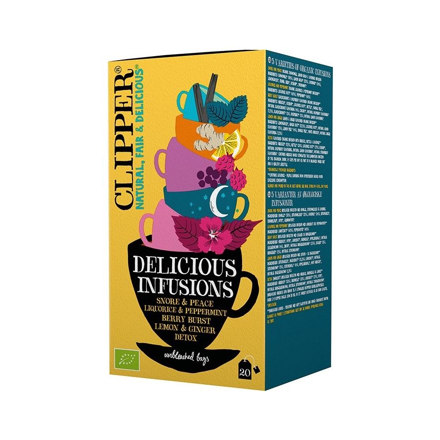 Clipper Organic Delicious Infusions 20 teepussia