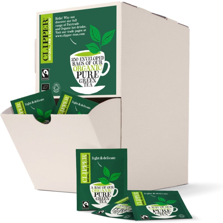 Clipper Organic Pure Green Tea 250 tepåsar