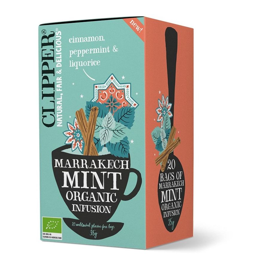 Clipper Organic Marrakech Mint Infusion 20 teepussia