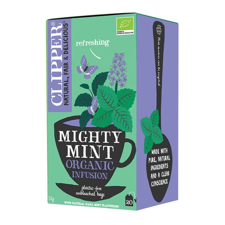 Clipper Mighty Mint Organic Infusion 20 teepussia