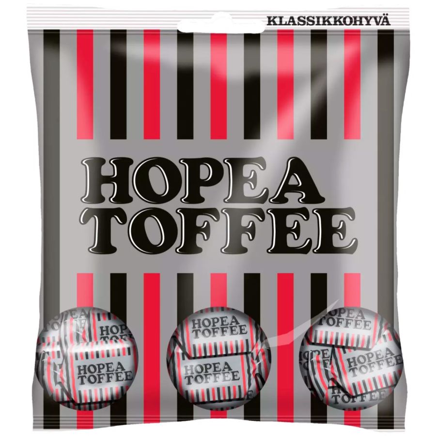 Hopeatoffee Salmiak-Liquorice Toffee 169 g Bag