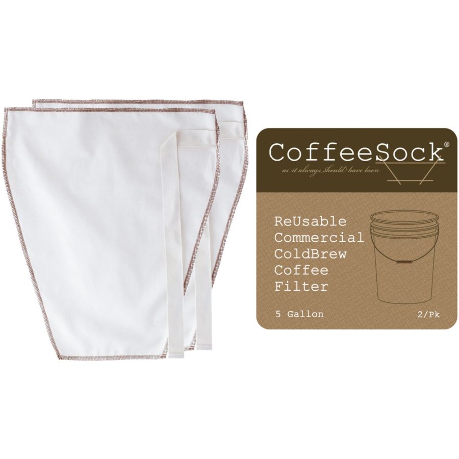 CoffeeSock Commercial Cold Brew Filters 5 Gallon, 2 kpl