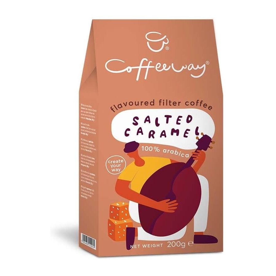 Coffeeway Salted Caramel jauhettu makukahvi 200 g
