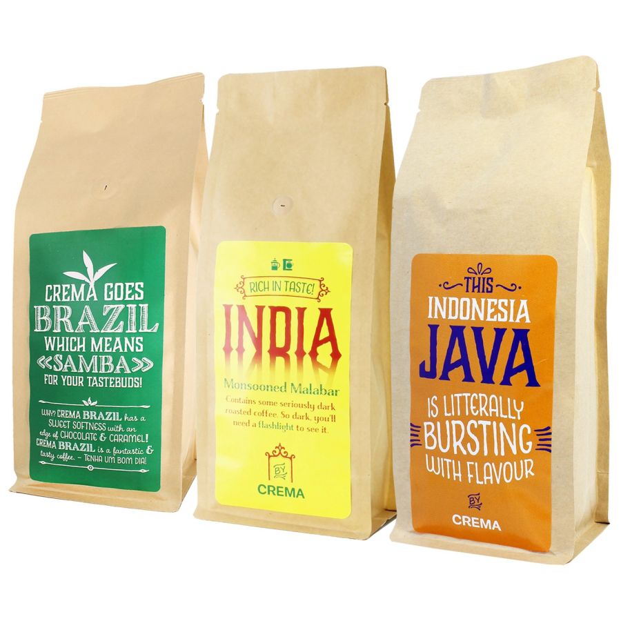 Crema suodatinkahvit I  - 3 x 500 g