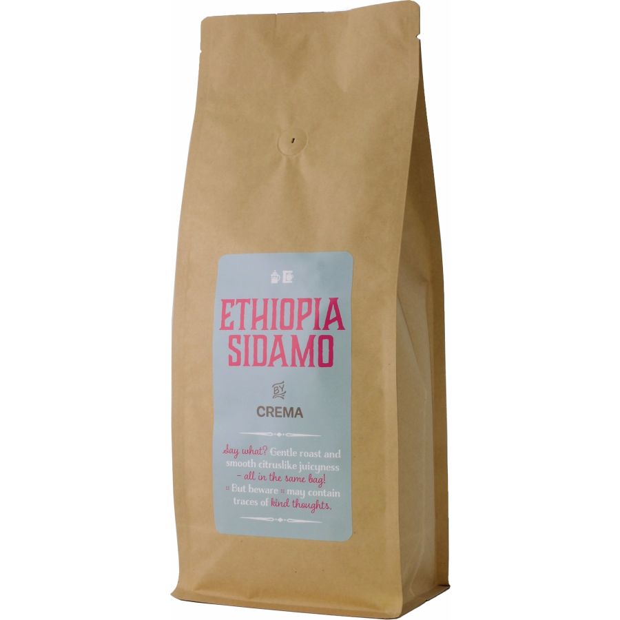 Crema Ethiopia Sidamo 1 kg kahvipavut