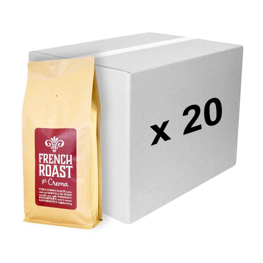 Crema French Roast 20 x 1 kg kaffebönor