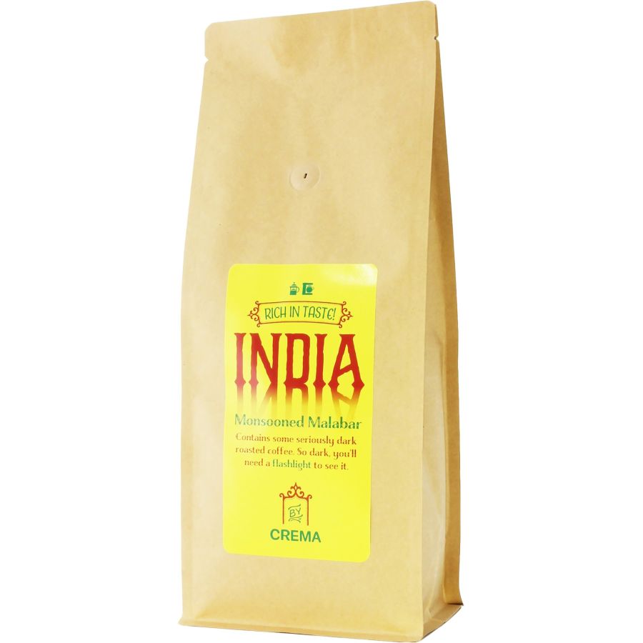 Crema India Monsooned Malabar 1 kg kaffebönor