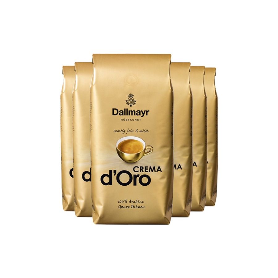 Dallmayr Crema d'Oro kahvipavut 6 x 1 kg