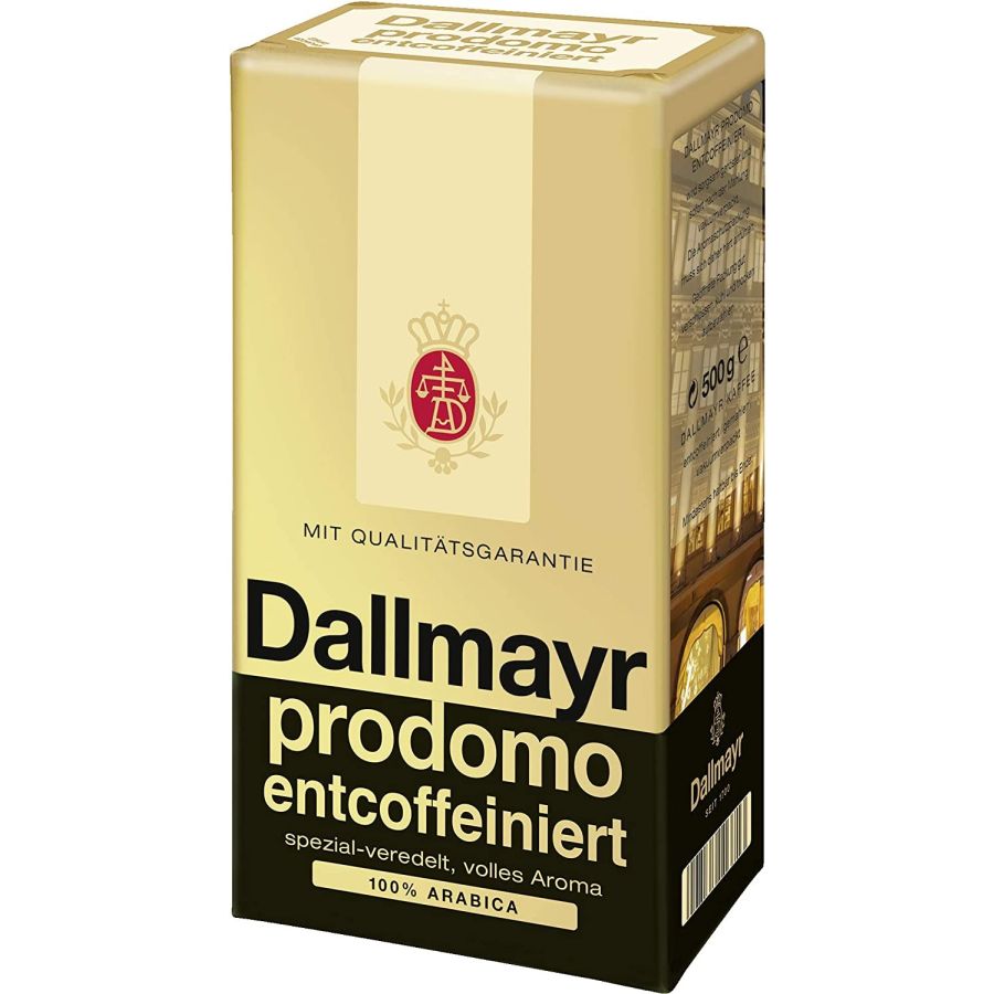 Dallmayr Prodomo koffeinfritt kaffe 500 g malet