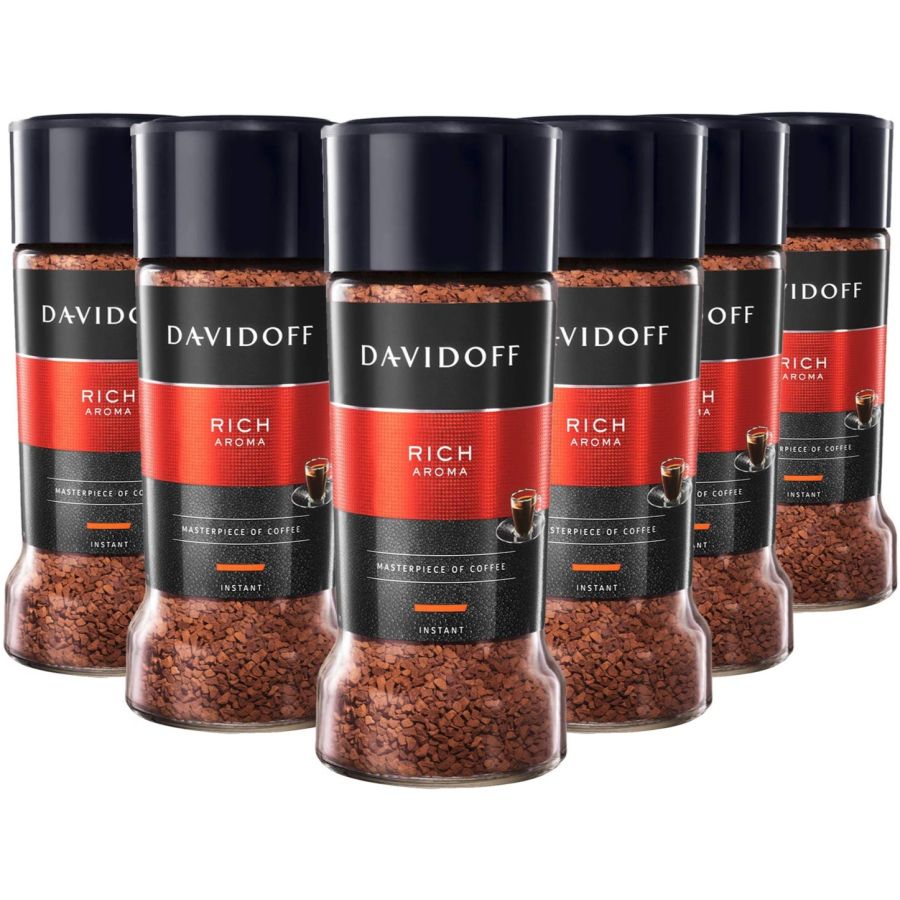 Davidoff Rich Aroma pikakahvi tukkupakkaus 6 x 100 g