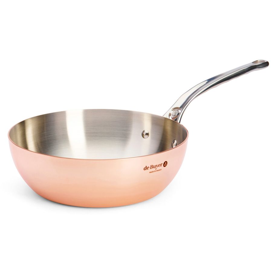 de Buyer Prima Matera Conical Sauté Pan Induction 3,1 l kopparpanna 24 cm