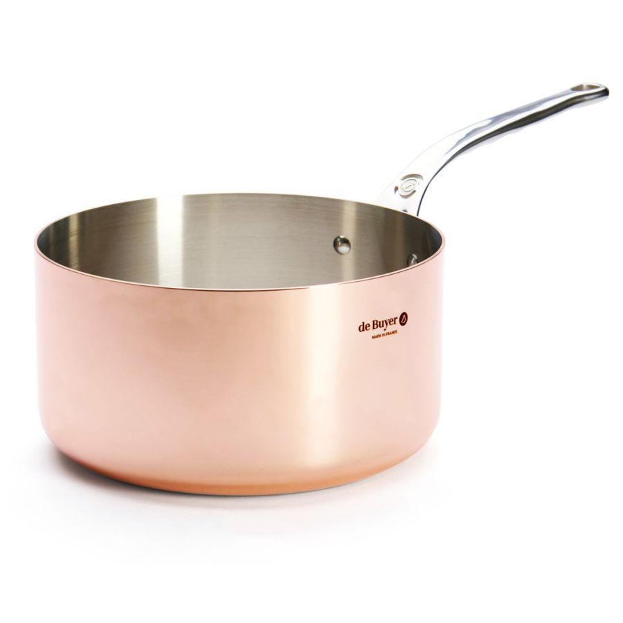 de Buyer Prima Matera Saucepan Induction 6,0 l kopparkastrull 24 cm