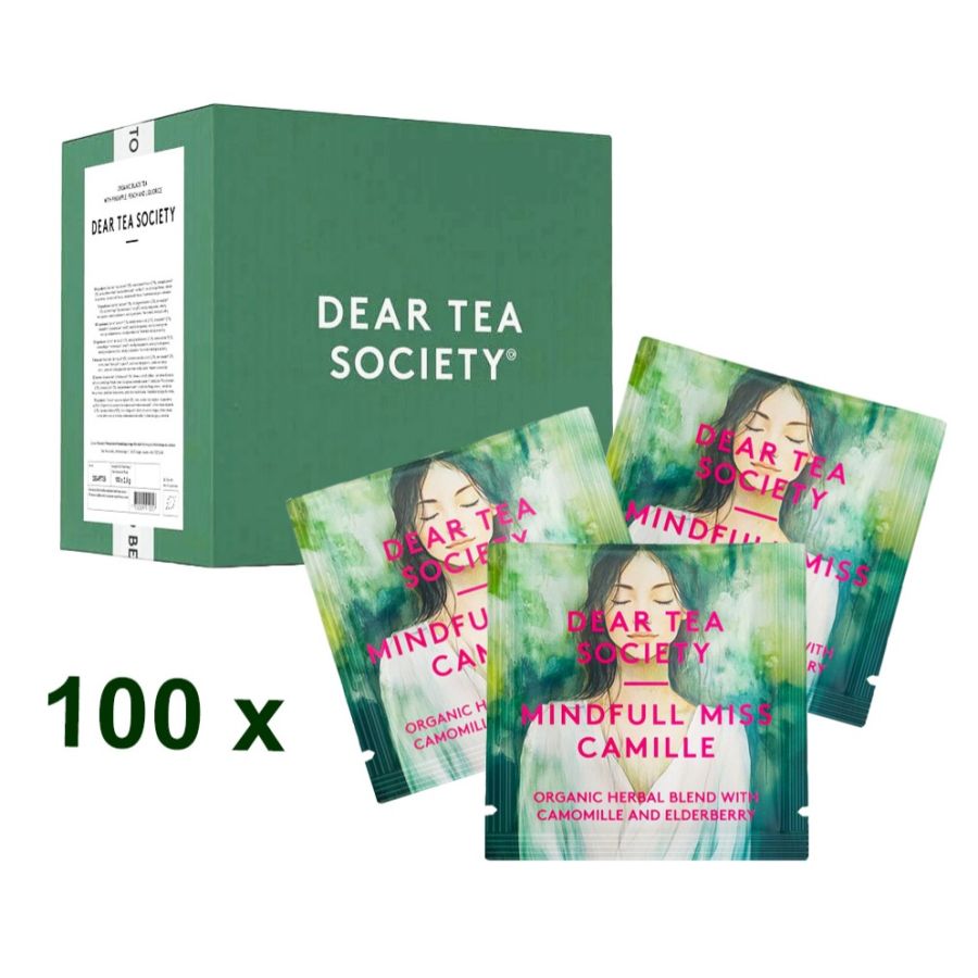 Dear Tea Society Mindful Miss Camille yrttitee, 100 teepussia