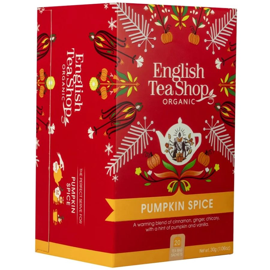 English Tea Shop Organic Pumpkin Spice, 20 teepussia