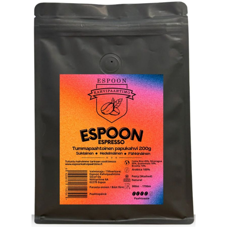 Espoon Kahvipaahtimo Espoon Espresso 200 g kahvipavut