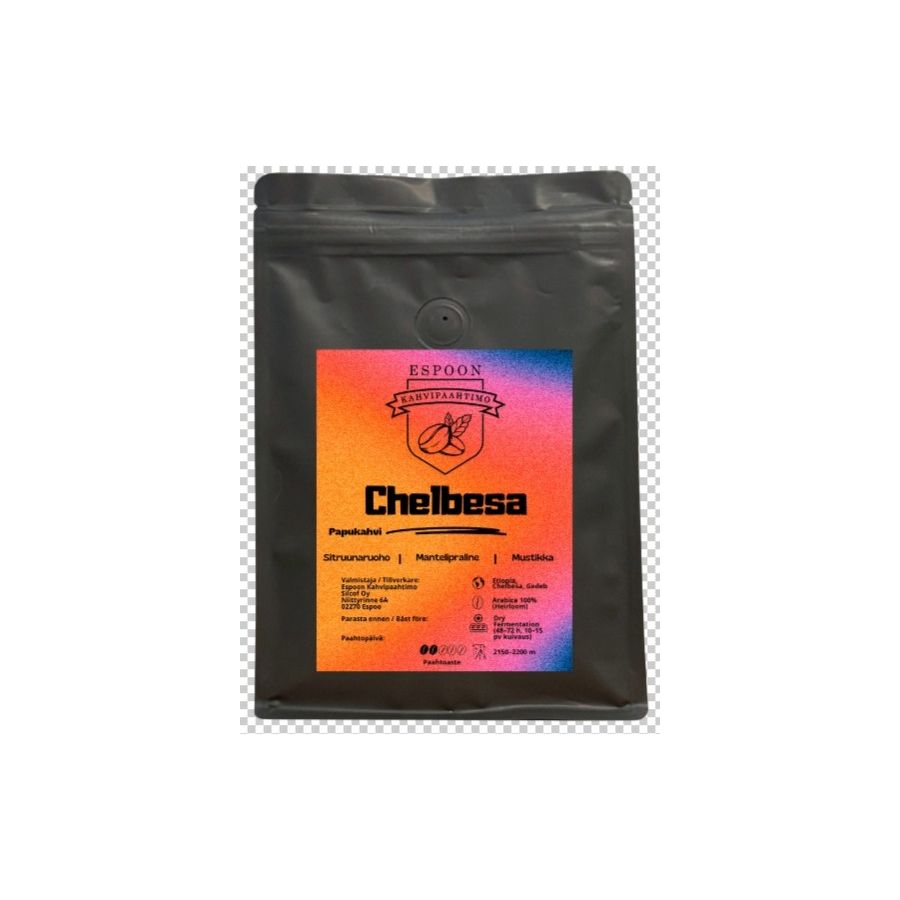 Espoon Kahvipaahtimo Etiopia Chelbesa Dry Fermented 200 g kahvipavut