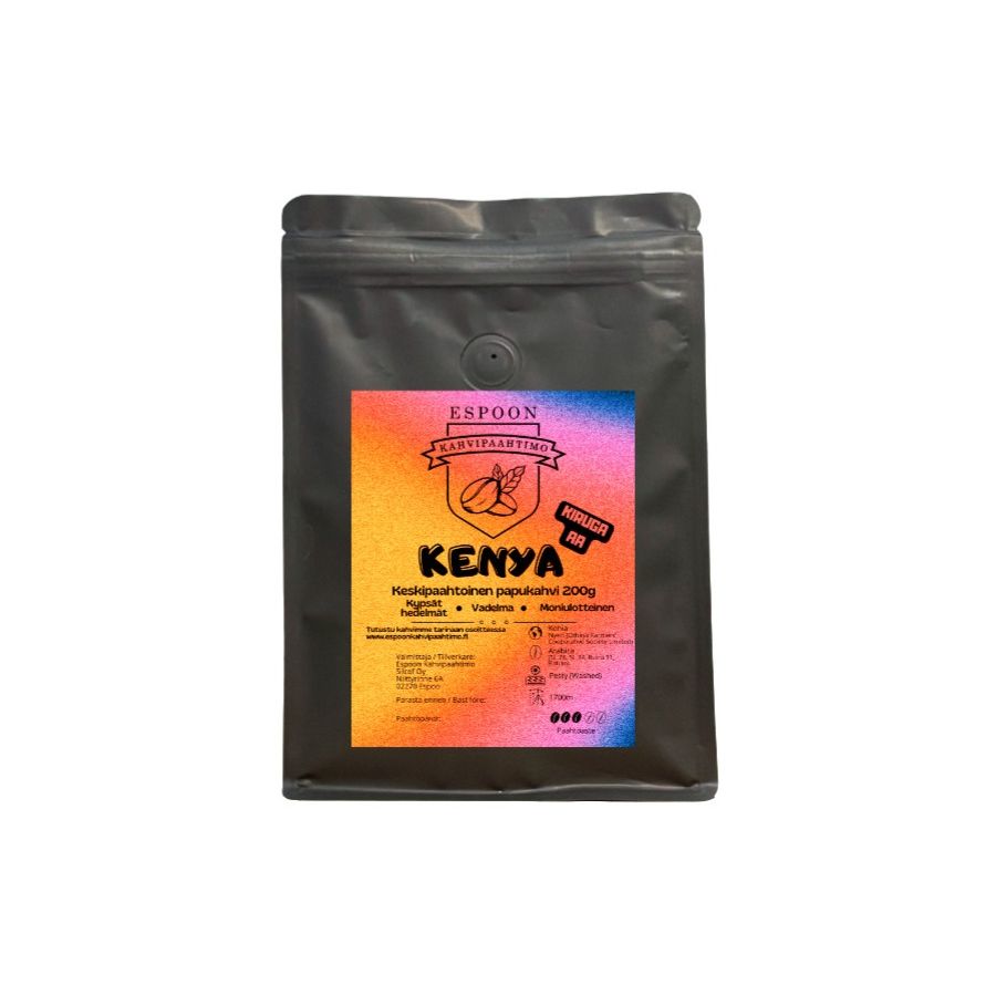 Espoon Kahvipaahtimo Kenya AA Kiruga 200 g kahvipavut