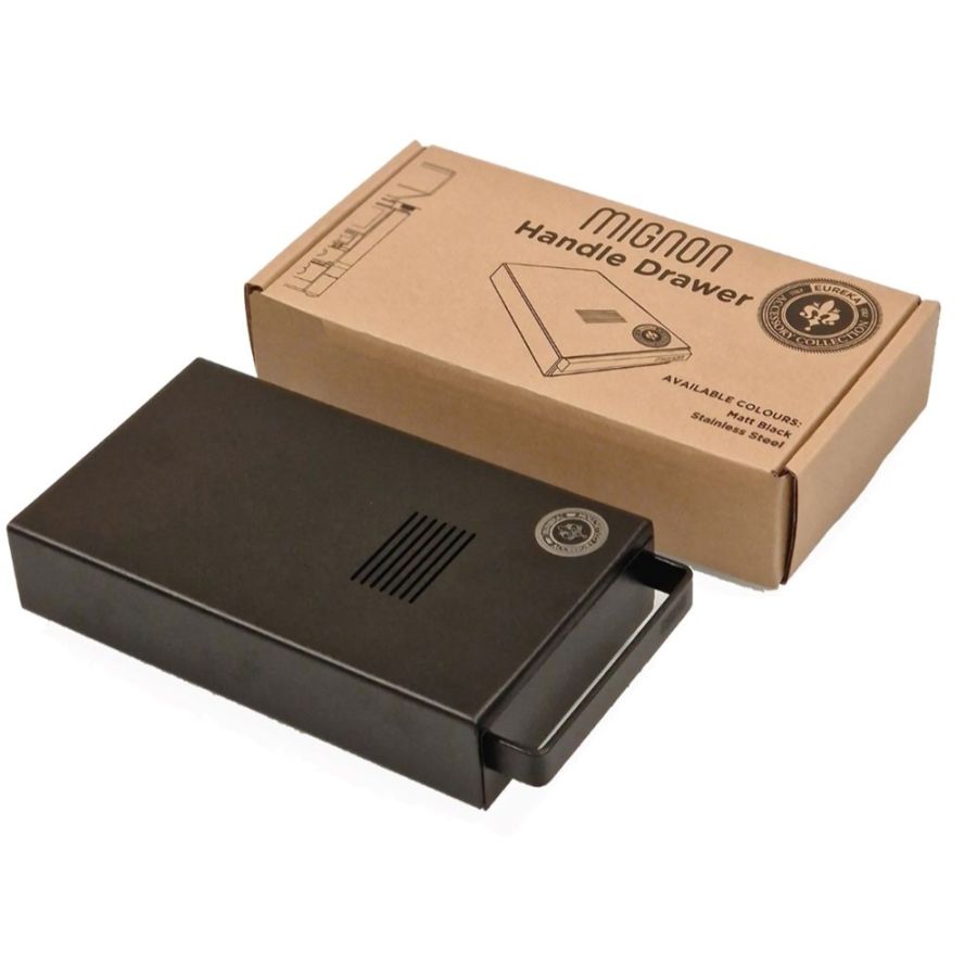 Eureka Mignon Handle Drawer, musta
