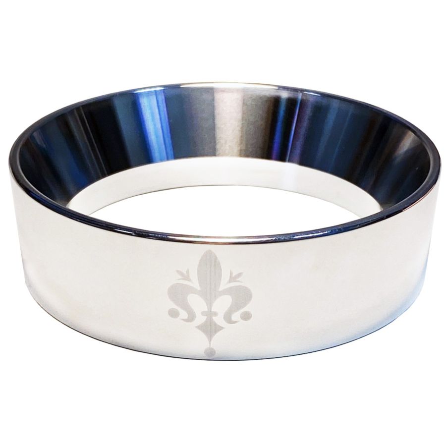 Eureka Mignon Libra Dosing Funnel Ring, -kahvinannostelutyökalu, hopea
